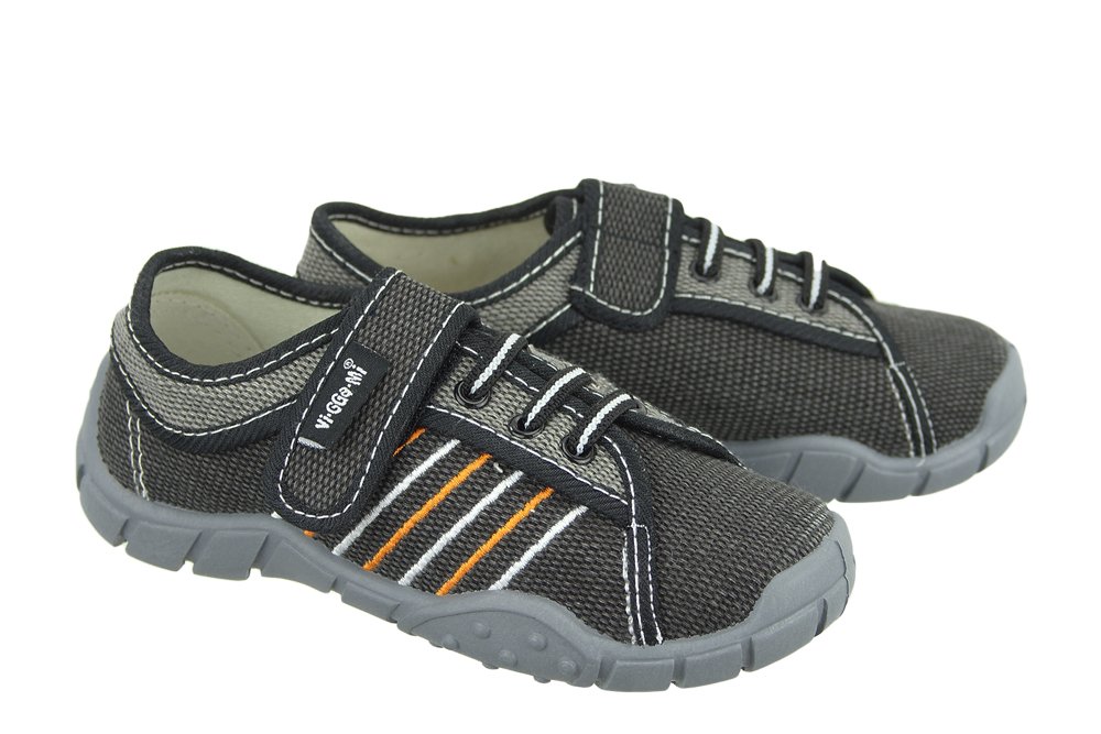 Πάνινα Sneaker Μαύρα Viktor Black Viggami