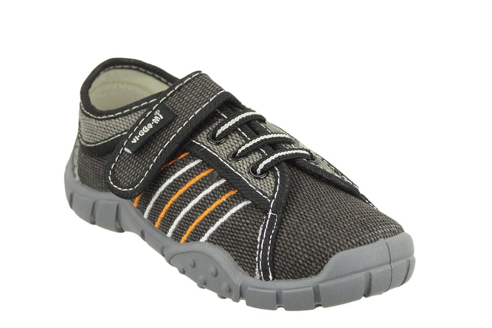 Πάνινα Sneaker Μαύρα Viktor Black Viggami - Image 3